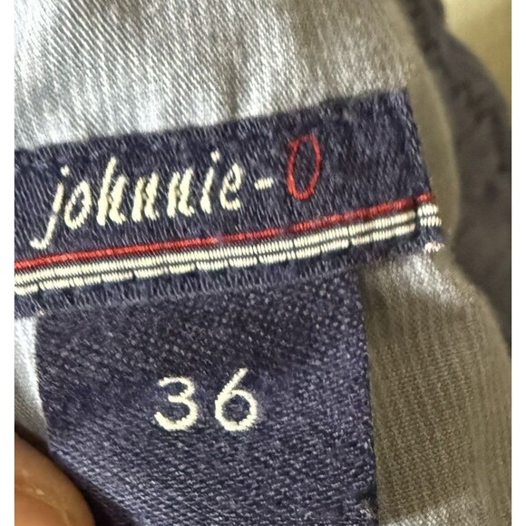 Johnnie O Shorts Mens Size 38 Blue Chino Flat Front Cotton Golf Preppy Spring - Picture 4 of 10